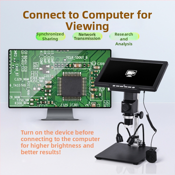 G2000 digitālais mikroskops ar HD ekrānu elektronikas remontam, bez zīmola