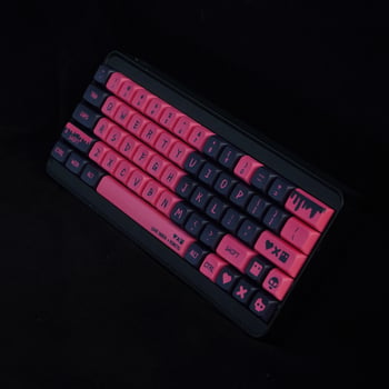 Set capace XDA PBT, sublimare cu cinci fețe, universal pentru tastaturi mecanice, până la 87 taste