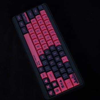 Set capace XDA PBT, sublimare cu cinci fețe, universal pentru tastaturi mecanice, până la 87 taste