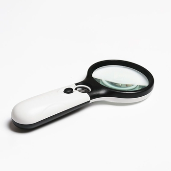 LED φωτιζόμενος φορητός μεγεθυντικός φακός για ανάγνωση εφημερίδων, περίπου 15× μεγέθυνση; κατάλληλος για ηλικιωμένους, φοιτητές και παιδιά.