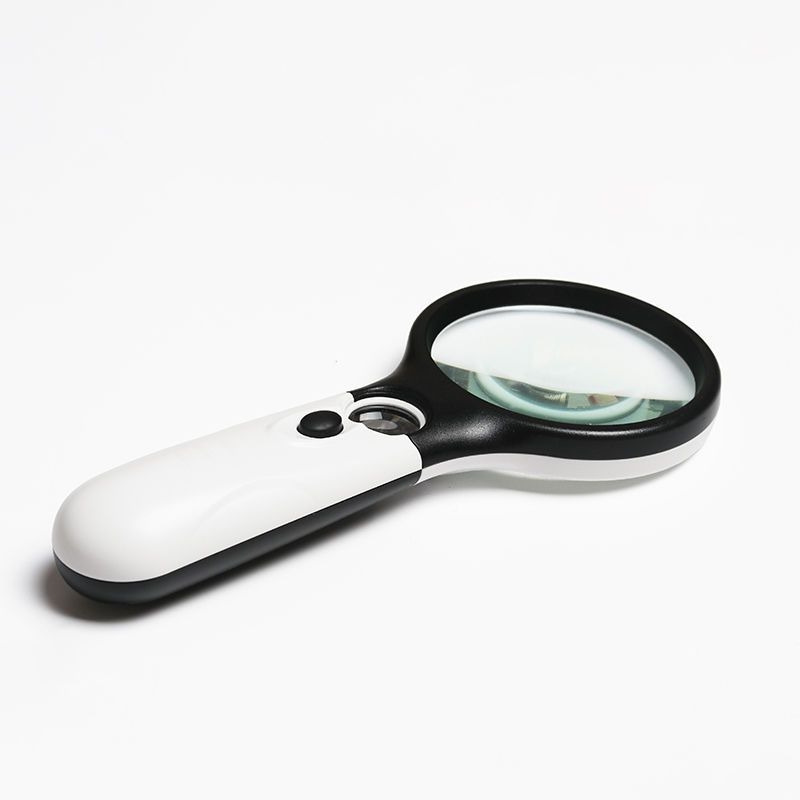 LED φωτιζόμενος φορητός μεγεθυντικός φακός για ανάγνωση εφημερίδων, περίπου 15× μεγέθυνση; κατάλληλος για ηλικιωμένους, φοιτητές και παιδιά.