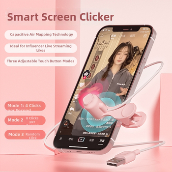 Suport pentru streaming live cu clicker USB pentru ecran – Hua Ning Technology, Material: ABS + PC + gel de silice, Mod de operare: atingere