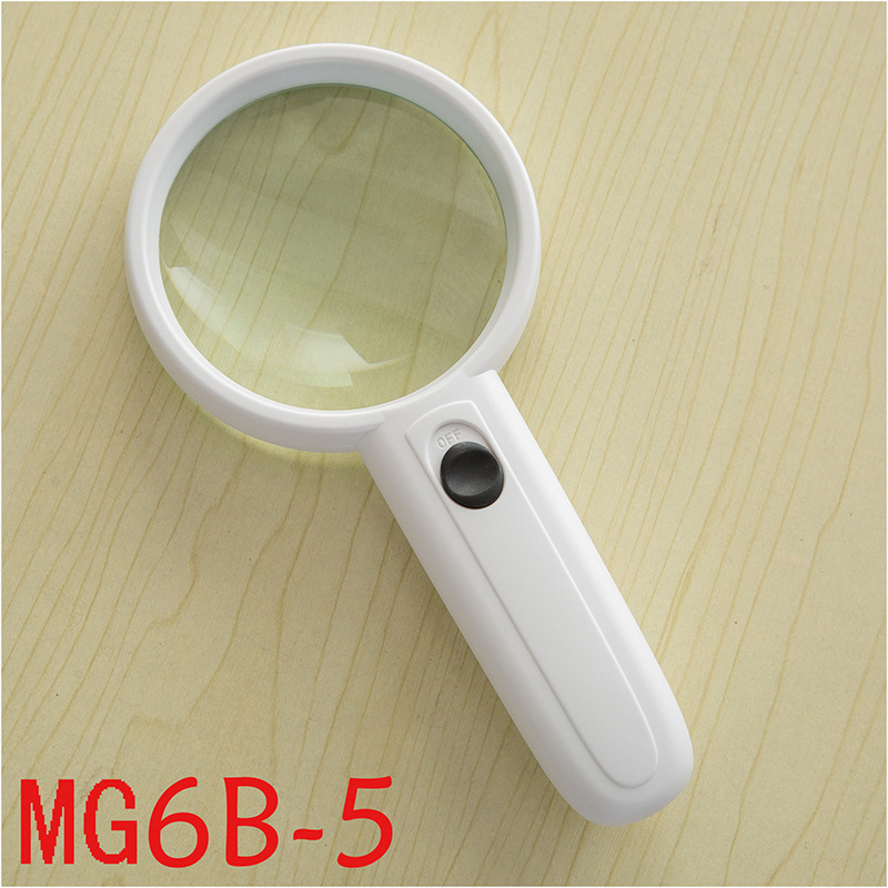 Ručna LED povećala za čitanje za starije osobe - visoke rezolucije optika - model MG6B-56B-46B-36B - noćna uporaba