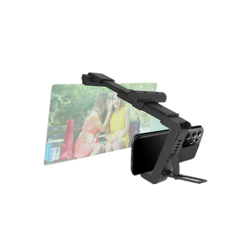 F22 amplificator de ecran pentru telefoane mobile, cu suport pliabil, din plastic, compatibilitate generală