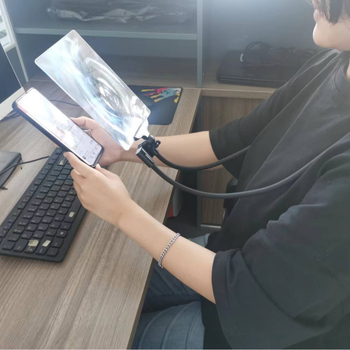Lupa de gât cu tub flexibil din silicon, lentilă Fresnel de înaltă definiție, mărire mare, optică extrem de clară
