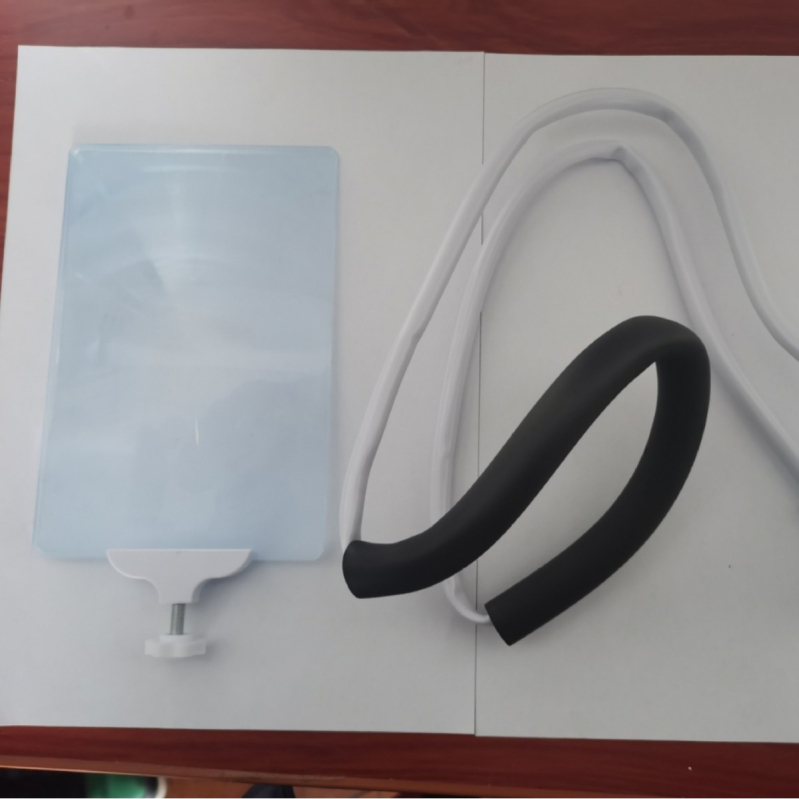 Lupa de gât cu tub flexibil din silicon, lentilă Fresnel de înaltă definiție, mărire mare, optică extrem de clară