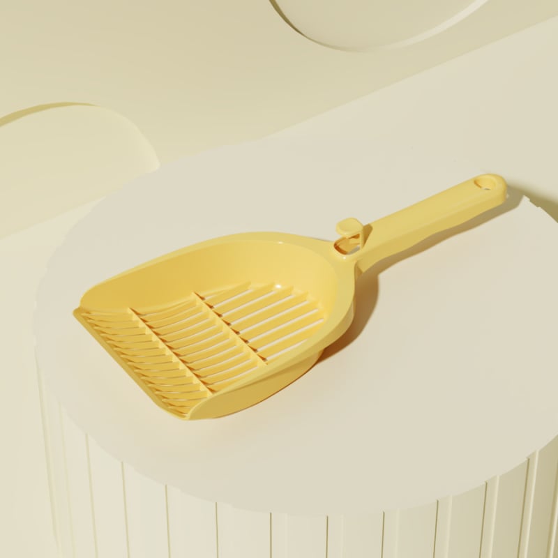 HAWoo Κουτάλα για Άμμο Γάτας - PP Υλικό, Με Λεπτές Οπές, Ευκολία Καθαρισμού, Πολυλειτουργική