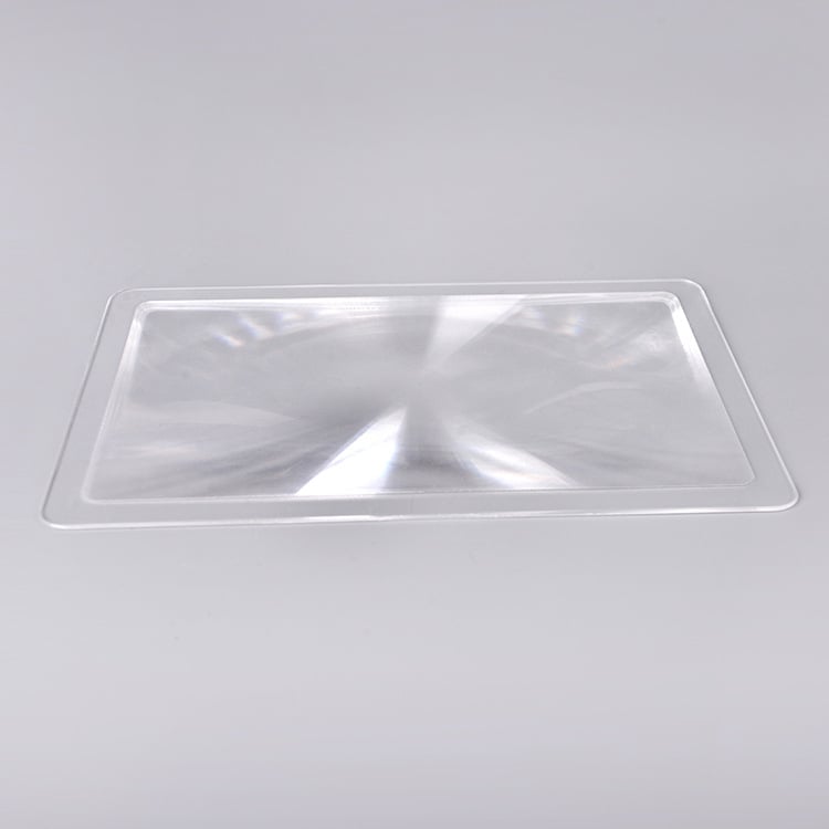 Kaiyue Optoelectronics Φρένελ φακός χειροκίνητης μεγεθυντικής για ανάγνωση ολόκληρης σελίδας, φορητός, διαθέσιμη ιδιωτική ετικέτα