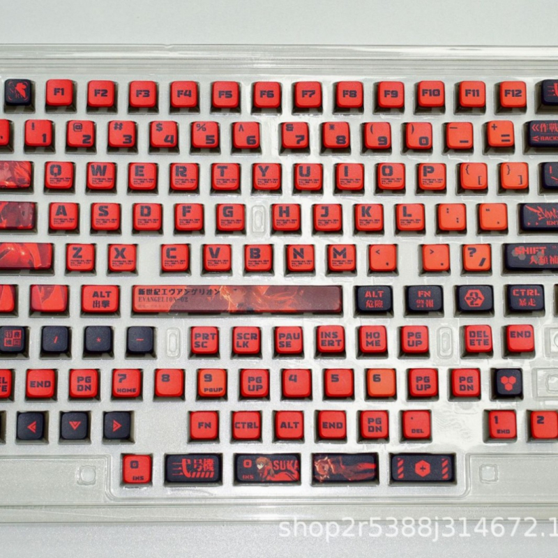 Tastatură mecanică cu 82 de taste, capace de taste PBT sublimare translucide pudding, conectare prin cablu