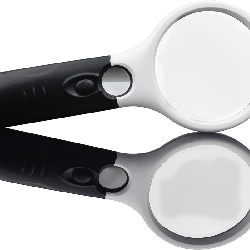 Chuda 6902C lupă de citit portabilă cu 3 LED-uri