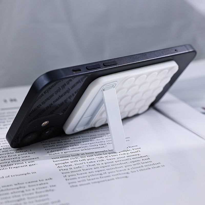 Suport de masă pentru telefon cu ventuză din silicon și montură în spate cu adeziv, compatibil universal, MZX