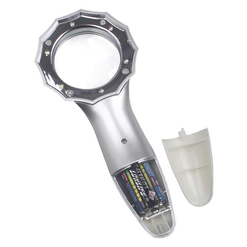 Lupa de mână cu iluminare LED, mărire 7x