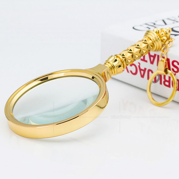 Χειροκίνητος οπτικός μεγεθυντής, 6x μεγέθυνση, κρίκος κλειδιών, φορητή βοήθεια ανάγνωσης για προβολή οθόνης κινητού