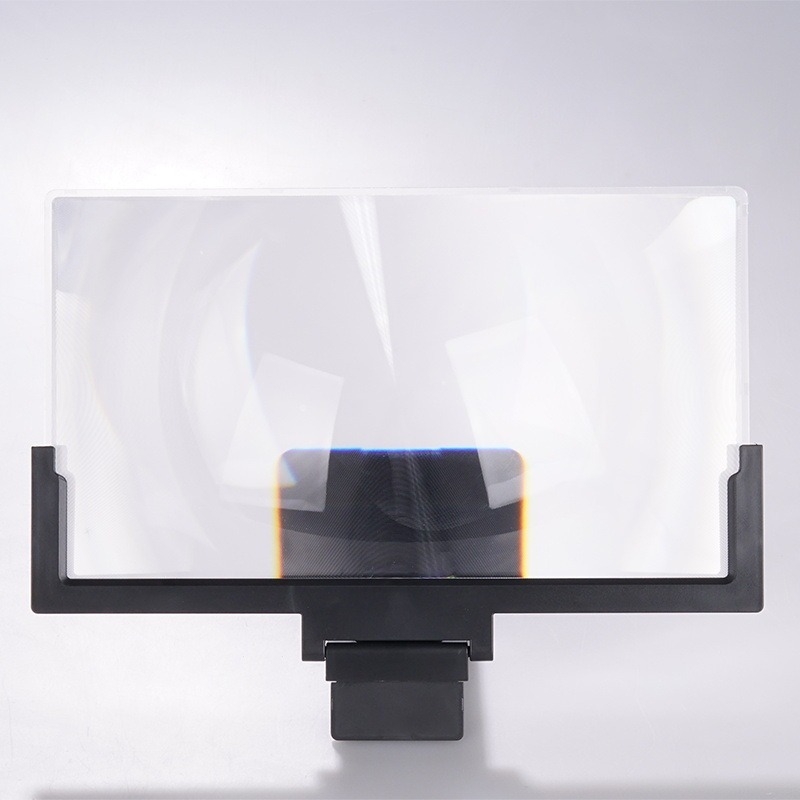 F3 Mobilā tālruņa ekrāna palielinātājs ar vertikālu statīvu, 3–5× palielinājums, plastmasas korpuss, piemērots darbam uz galda, acu aizsardzība un pretatspīdums