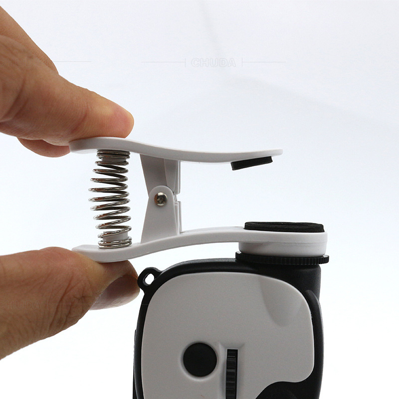 Lupa de mână 55x cu 3 LED, model 7004DB, ABS și lentile acrilice, pentru verificarea bancnotelor, bijuteriilor și antichităților