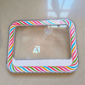 Portatīvā lasīšanas lupa ar LED gaismu, 300x palielinājums, plastmasas korpuss