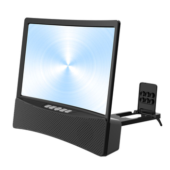 Suport de birou pentru telefon L15 cu lentilă ABS+acril, compatibil universal, utilizare pe birou