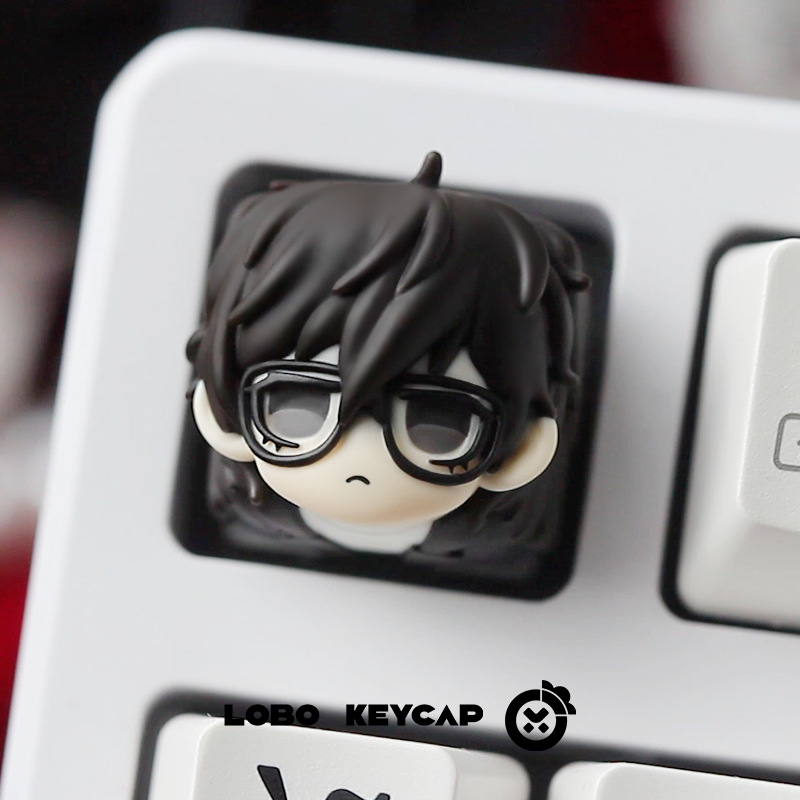 Capac de tastă din rășină – stil anime, personalizabil, pentru tastaturi mecanice, capac unic