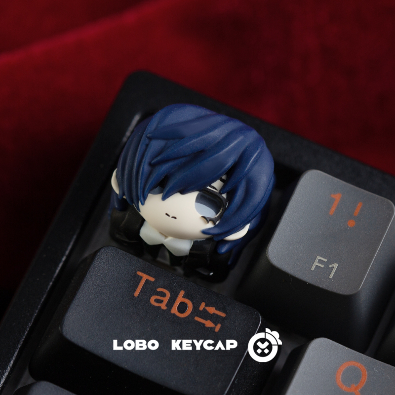 Capac de tastă din rășină – stil anime, personalizabil, pentru tastaturi mecanice, capac unic