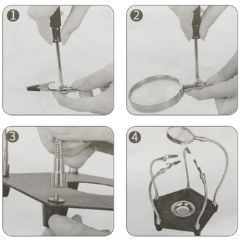 Playful vision TE-806 lupă cu clemă pentru reparații PCB, mărire HD