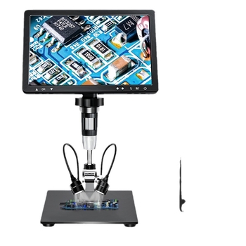 IPS-képernyős digitális javítási nagyító, hordozható, HD kamera, magas precizitás mobiltelefon javításhoz