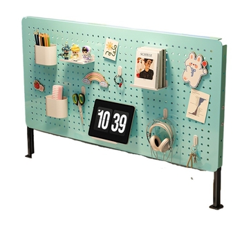 Perforētās plāksnes uzglabāšanas statīvs, uzstādīšana bez urbšanas, vertikāls dizains studentu galdam