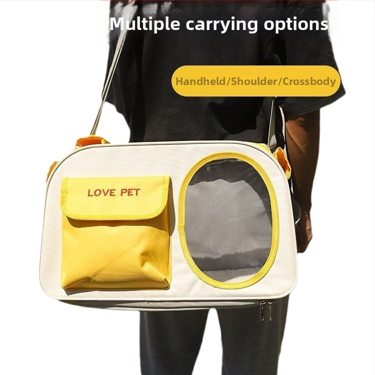 Pārvadāšanas mugursoma kaķiem un suņiem, elpojošs kosmosa kapsulas dizains, liela ietilpība