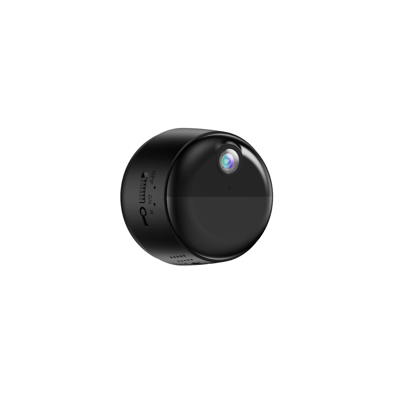 Camsoy cameră de supraveghere WiFi cu vizionare de noapte, detecție de mișcare, utilizare interior/exterior/vehicule, alimentare DC 5V, ABS plastic