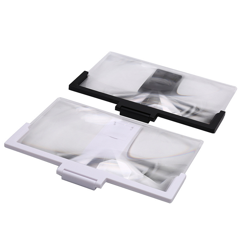 RF-F3 lupă de mărire portabilă, 3x, suport ABS + lentilă din acrilic, dimensiuni 295 x 182 x 2 mm