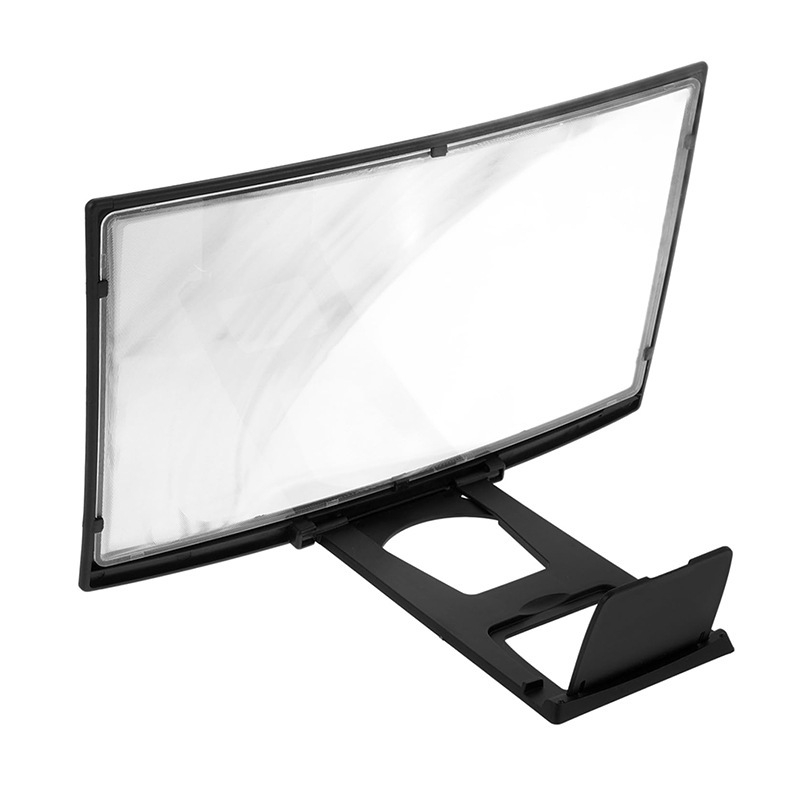 Σταντ Ενίσχυσης Οθόνης Κινητού, Ουδέτερη μάρκα, Υλικό: Πλαστικό + Plexiglass, Υποστήριξη Προσαρμογής