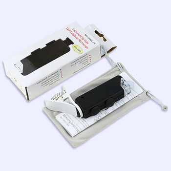 Lupă de mărire portabilă cu clips pentru telefon, mărire 60-100×, pentru identificarea bijuteriilor și a antichităților.