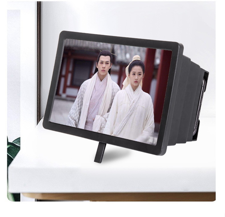 Lupa pentru telefon F2 cu suport rabatabil, ABS, compatibilitate generală, personalizare disponibilă