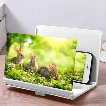 Telefoniekraani suurendaja projektsioonistendiga, 3D HD suurendaja, ultra õhuke, suurendus 1–2x, vaatamise kaugus 1–3 m