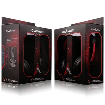 Oufan X4 gaming slúchadlá, káblové, 3,5 mm, 32 Ω, 20–2000 Hz, 40 mm reproduktory, 2,2 m kábel