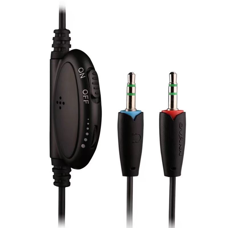 Oufan X4 gaming slúchadlá, káblové, 3,5 mm, 32 Ω, 20–2000 Hz, 40 mm reproduktory, 2,2 m kábel