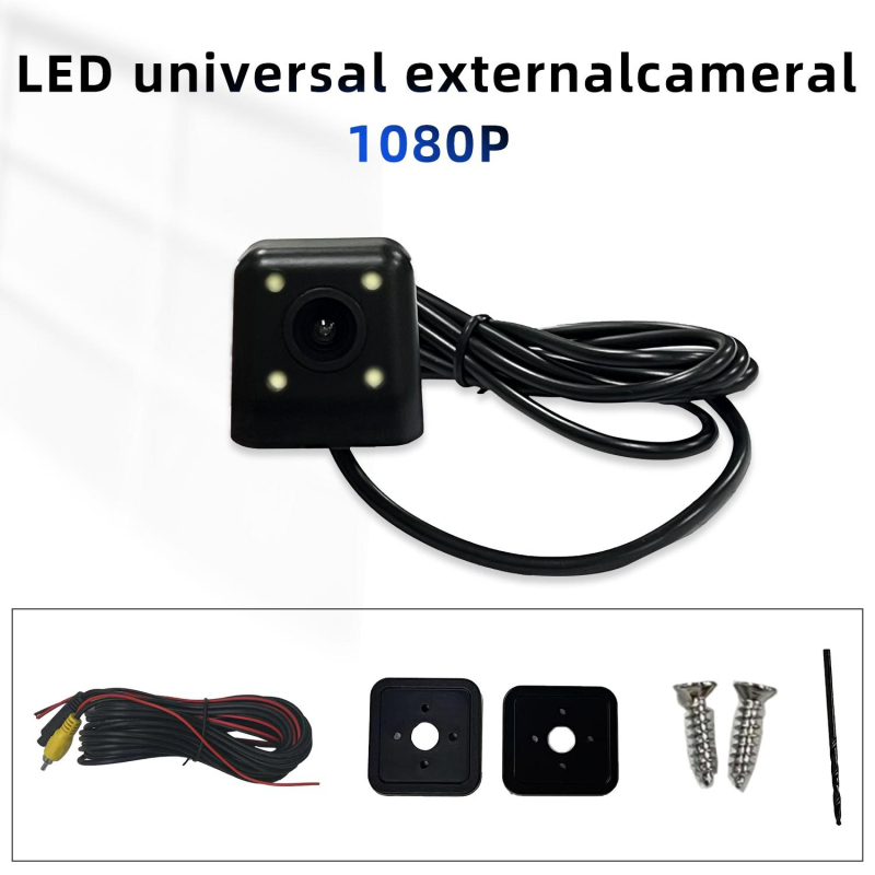 Autó hátulkamerás kamera 720P/1080P felbontás, DC12V tápegység, műanyag ház, SZLELV márka, kompatibilis automata váltóval