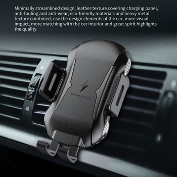 Freedrive Încărcător auto wireless rapid cu senzor de atingere, 10W QC2.0, 1.5A Micro USB, CE/FCC/ROHS