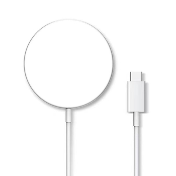 Încărcător wireless MagSafe cu aliniere magnetică pentru iPhone 12–16, încărcare rapidă PD 15W, ieșire 2A