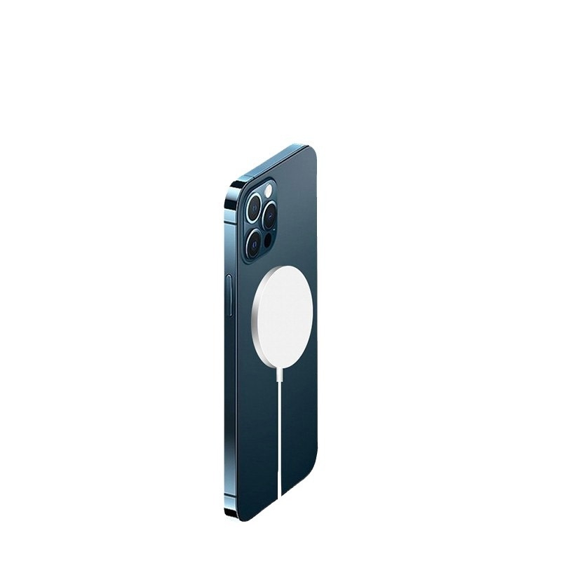 Magnetski Bežični Punjač za Apple Uređaje – 15W PD Brzo Punjenje, Magnetsko Poravnavanje, 1.67A, Aluminij-ABS