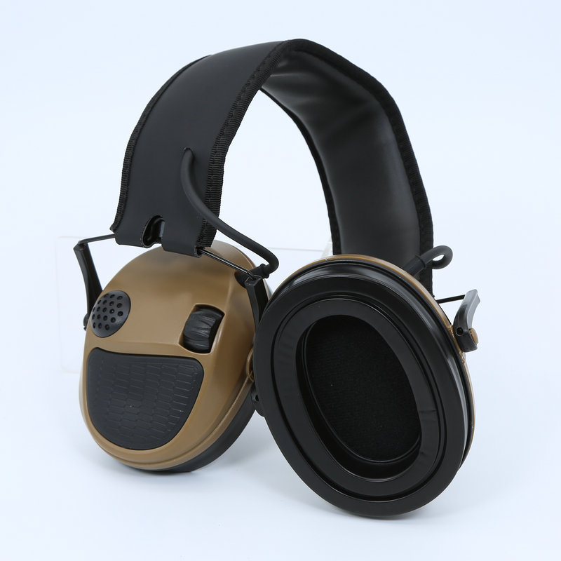 Protecții pentru urechi cu microfon dual pentru tir și vânătoare – ABS, izolare fonică și reducere a zgomotului, 50 dB NR, pentru tir, vânătoare și tactici
