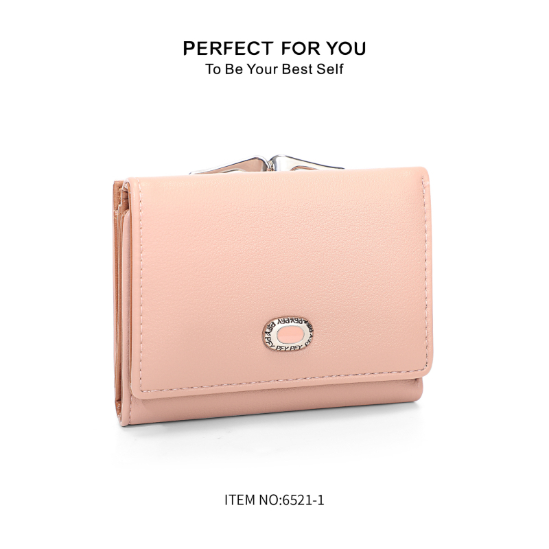 Πορτοφόλι PU, μινιμαλιστικό και κομψό, για καθημερινή χρήση, ελαφρύ και ανθεκτικό στη φθορά, εσωτερική επένδυση πολυεστέρα, επίσημο ιδιωτικό εμπορικό σήμα, κυκλοφορία φθινόπωρο 2025