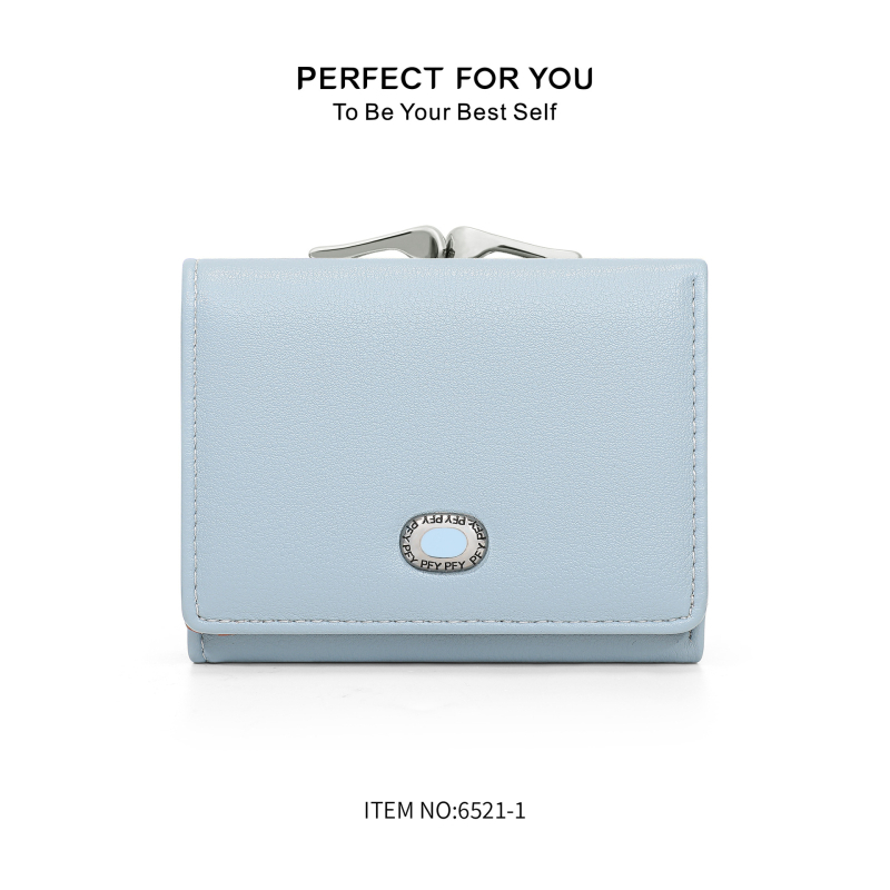 Πορτοφόλι PU, μινιμαλιστικό και κομψό, για καθημερινή χρήση, ελαφρύ και ανθεκτικό στη φθορά, εσωτερική επένδυση πολυεστέρα, επίσημο ιδιωτικό εμπορικό σήμα, κυκλοφορία φθινόπωρο 2025