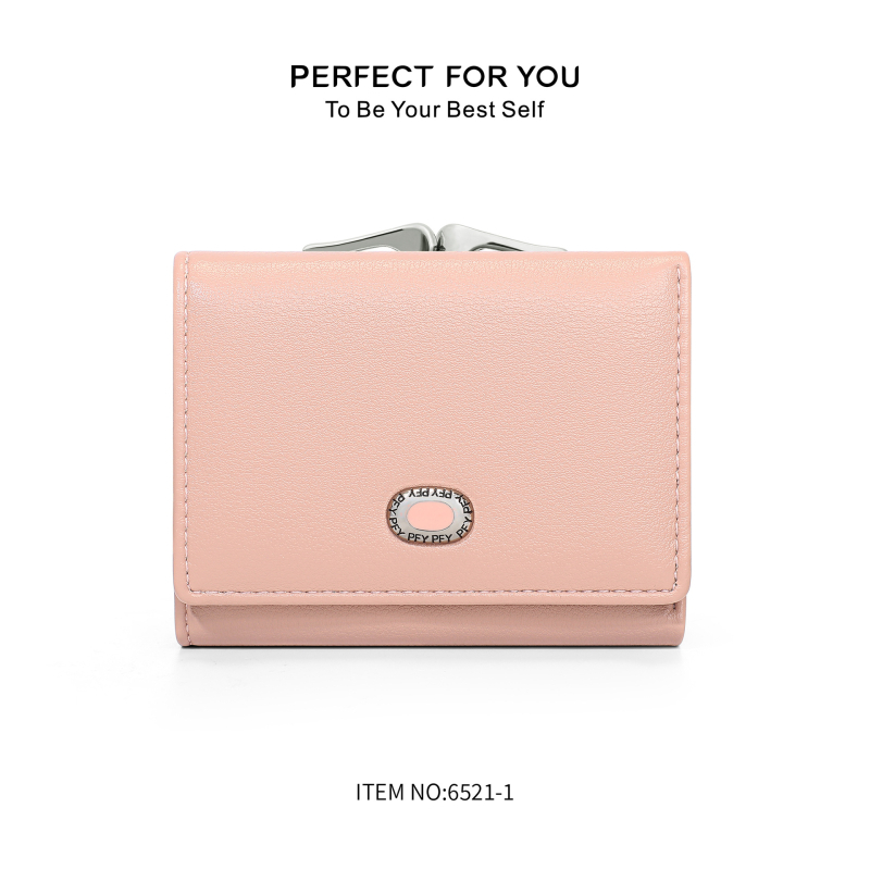 Πορτοφόλι PU, μινιμαλιστικό και κομψό, για καθημερινή χρήση, ελαφρύ και ανθεκτικό στη φθορά, εσωτερική επένδυση πολυεστέρα, επίσημο ιδιωτικό εμπορικό σήμα, κυκλοφορία φθινόπωρο 2025