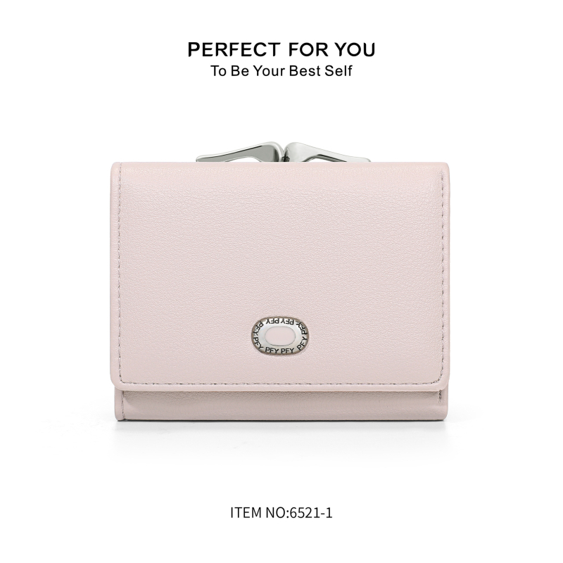 Πορτοφόλι PU, μινιμαλιστικό και κομψό, για καθημερινή χρήση, ελαφρύ και ανθεκτικό στη φθορά, εσωτερική επένδυση πολυεστέρα, επίσημο ιδιωτικό εμπορικό σήμα, κυκλοφορία φθινόπωρο 2025