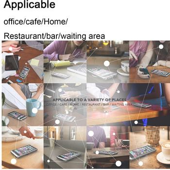 Încărcător wireless din aliaj CNC de aluminiu, încorporat, 15W încărcare rapidă, QC3.0, rezistent la apă și praf