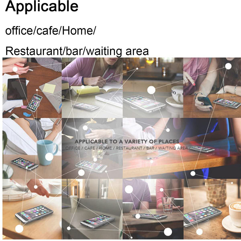 Încărcător wireless din aliaj CNC de aluminiu, încorporat, 15W încărcare rapidă, QC3.0, rezistent la apă și praf