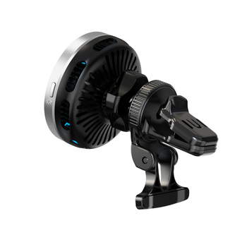 Qi2.2 Μαγνητικός ασύρματος φορτιστής αυτοκινήτου με ψύξη ημιαγωγών, 25W, 3A έξοδος, στήριγμα τηλεφώνου, KC πιστοποιημένο