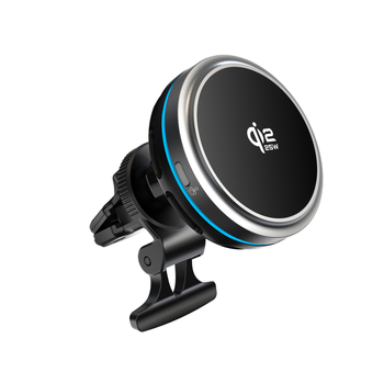 Qi2.2 Μαγνητικός ασύρματος φορτιστής αυτοκινήτου με ψύξη ημιαγωγών, 25W, 3A έξοδος, στήριγμα τηλεφώνου, KC πιστοποιημένο
