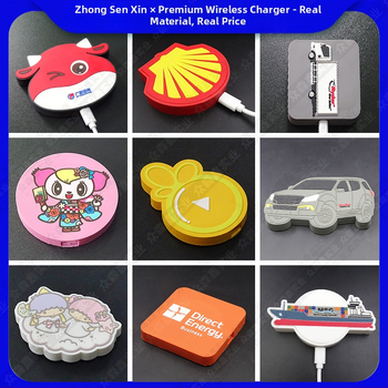Încărcător wireless cu design păpușă desen animat, pentru birou și utilizare portabilă, încărcare rapidă PD, protocol SCP