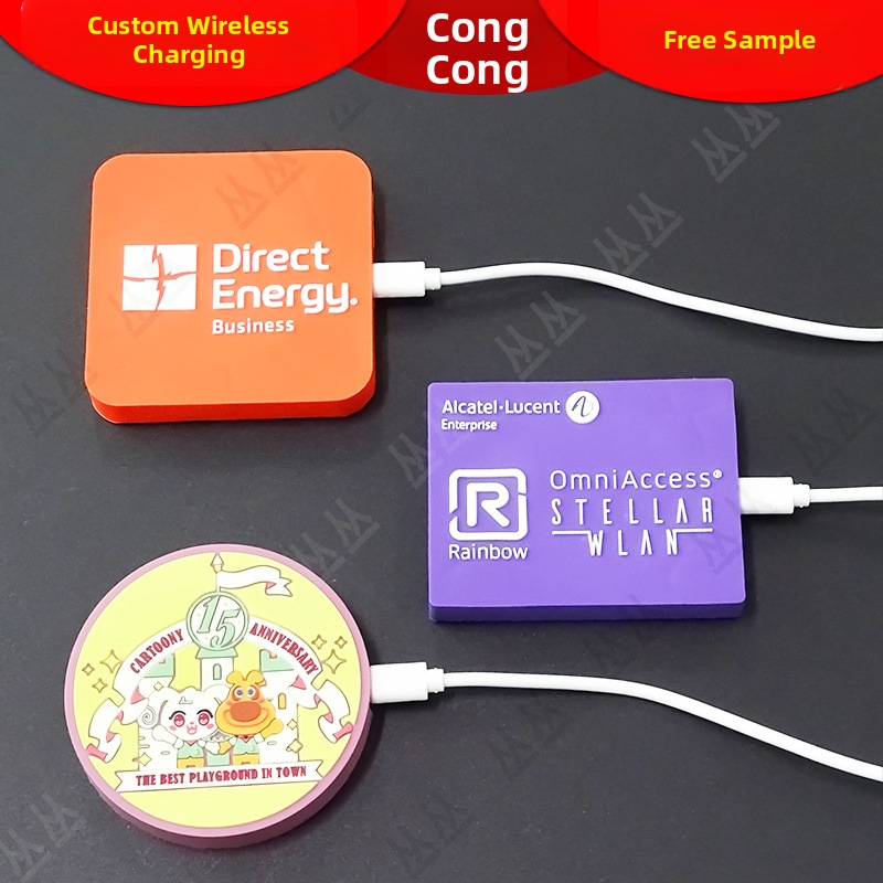 Ασύρματο φορτιστή καρτούν με προσαρμόζόμενο μοναδικό σχήμα; QC4.0 γρήγορη φόρτιση; έξοδος 5-10W; 2A ρεύμα; αυτόματη απενεργοποίηση; περίβλημα PVC μαλακό καουτσούκ